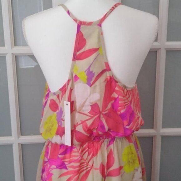 NEW Alice & Trixie Bridgette Silk Floral Racerback Dress - Picture 9 of 14